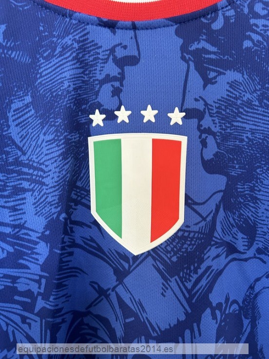 Nuevo Tailandia Especial Camiseta Italia 2024 I Azul Baratas